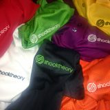 When producing an event, ShockTheory team often wears color shirts to denote the day. Black represents production, green represents creative, red represents high value, orange represents exciting, yellow represents growing, and burgundy represents innovation.
